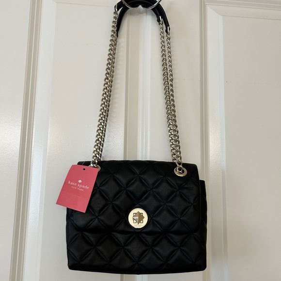 kate spade Bags Kate Spade Natalia Small Flap Crossbody In Black